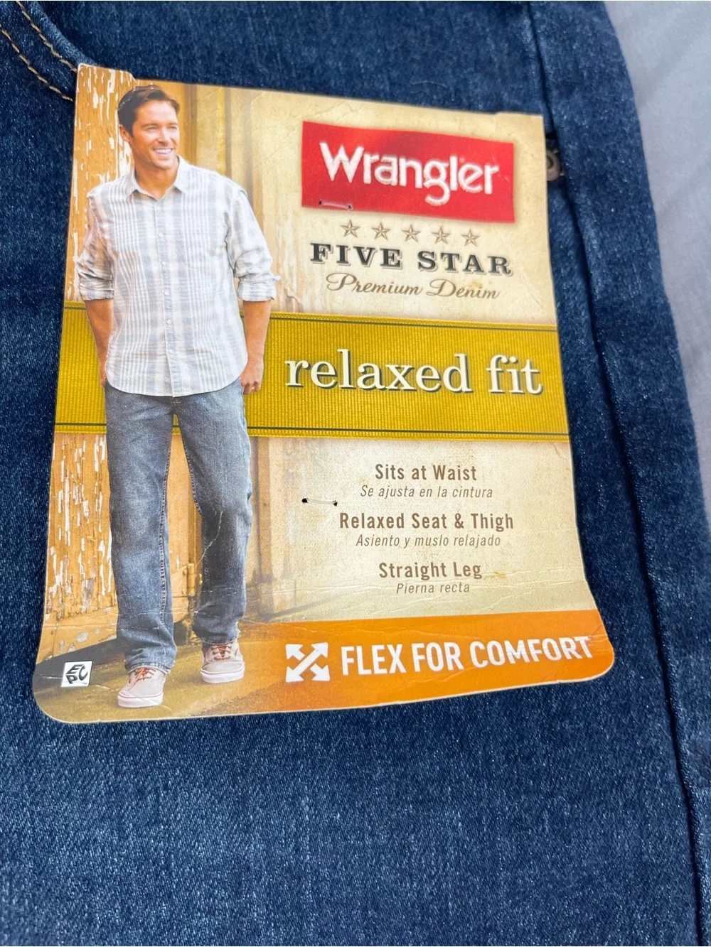 Wrangler blue jeans